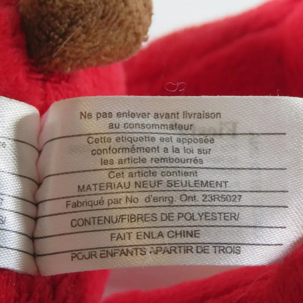 Fiesta Brinley Bear Plush Stuffed Toy in Red Pajamas Collectible 10